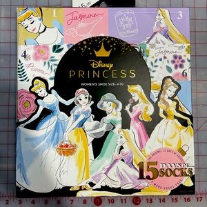 Disney Princess 15 Days of Socks NWT